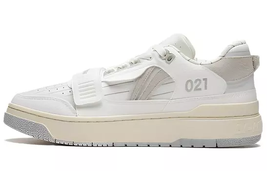 Баскетбольные кроссовки Rookie Vintage Men Low-top Off-white/buds Yellowish Grey Lining