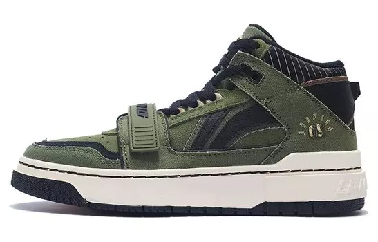 Баскетбольные кроссовки Rookie Vintage Men Mid-top Moss Green/black Lining