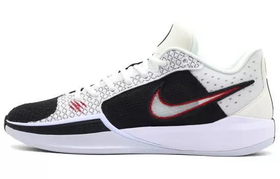 Баскетбольные кроссовки Sabrina 1 женские с низким верхом, черные/белые Nike