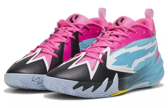 Баскетбольные кроссовки Scoot Zeros Northern Lights Puma, синий/розовый/черный