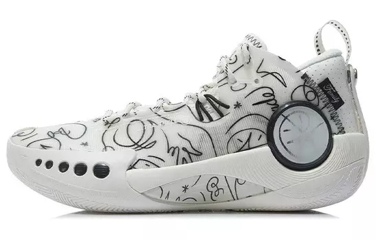 Баскетбольные кроссовки Shadow 3 мужские с низким верхом, белые Lining