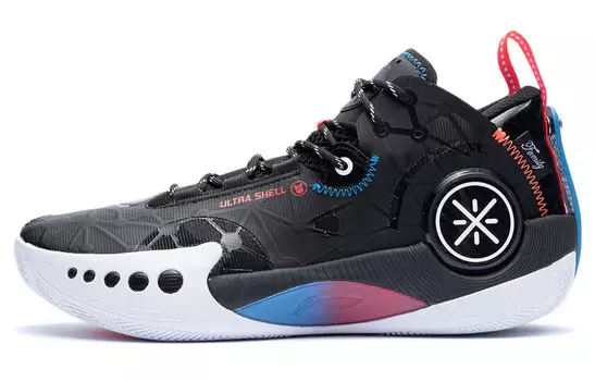 Баскетбольные кроссовки Shadow 3 мужские, среднего размера, черные Lining