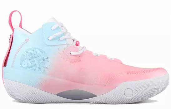 Баскетбольные кроссовки Shadow 3 мужские, среднего размера, розовые/синие Lining