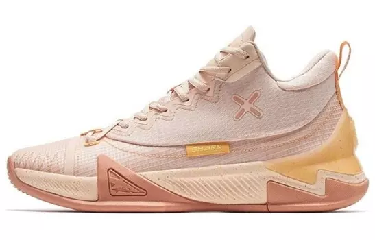 Баскетбольные кроссовки Shark1.0 мужские низкие оранжево-розовые Xtep