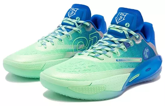 Баскетбольные кроссовки Sharp RISE Basketball Shoes Men Low-Top Orbit Green/Ash Gray/Ash Gray Qiaodan