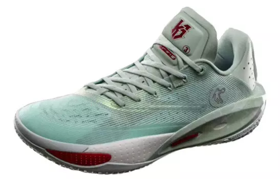 Баскетбольные кроссовки Sharp RISE Basketball Shoes Men Low-Top Green Qiaodan