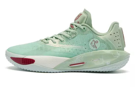 Баскетбольные кроссовки Sharp RISE мужские низкие зеленые Qiaodan