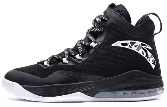 Баскетбольные кроссовки Shield 1 мужские с низким верхом, черные/белые/серые Anta