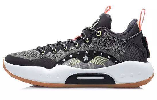 Баскетбольные кроссовки Shuai 14 Low для мужчин, низкие, черные/зеленые Lining