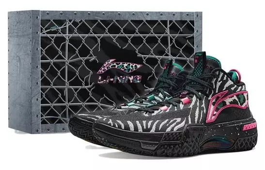 Баскетбольные кроссовки Shudder для мужчин, средний верх Lining