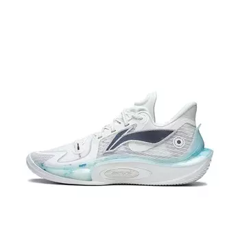 Баскетбольные кроссовки SONIC 11 Ride Waves Basketball Shoes Men Low-Top Pink Lining, цвет Lake Blue