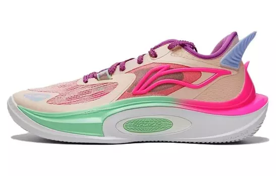 Баскетбольные кроссовки SONIC 11 V2 мужские низкие оранжевые Lining