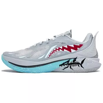 Баскетбольные кроссовки SONIC 12 мужские низкие серые/красные/черные Lining