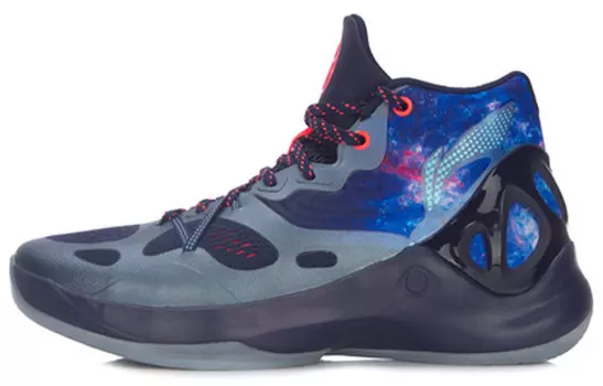 Баскетбольные кроссовки SONIC 5 мужские высокие синие Lining