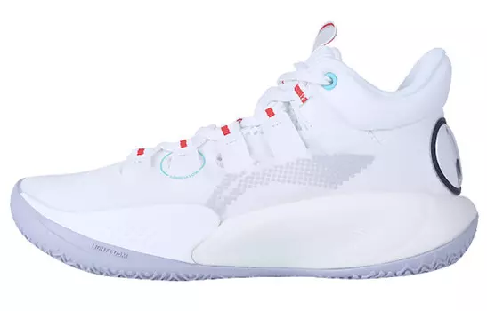 Баскетбольные кроссовки SONIC 9 Kids GS Mid-top молочно-белые Lining