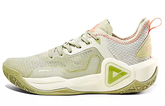 Баскетбольные кроссовки Sonic Boom 1.0 мужские низкие зеленые/белые Peak