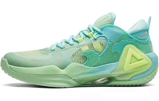 Баскетбольные кроссовки Sonic Boom 2.0 мужские низкие зеленые Peak