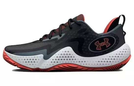 Баскетбольные кроссовки Spawn 5 унисекс с низким верхом, черные/красные Under Armour