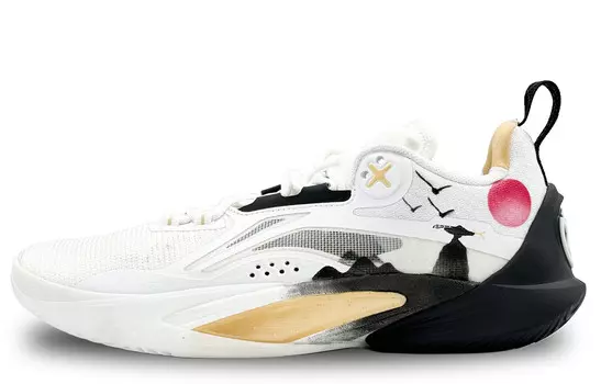 Баскетбольные кроссовки Speed 10 мужские низкие красные Lining