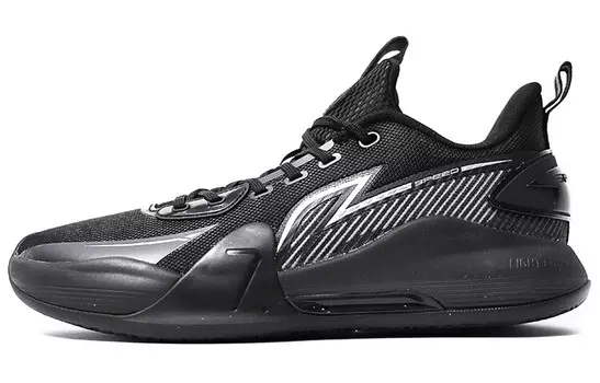 Баскетбольные кроссовки Speed 7 мужские низкие черные Lining