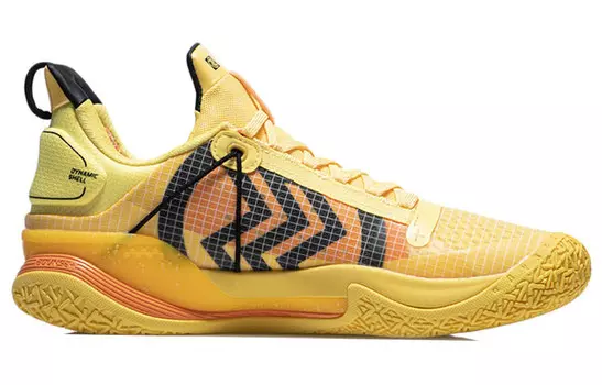 Баскетбольные кроссовки Speed 7 мужские с низким верхом желтые Lining