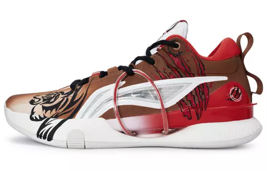 Баскетбольные кроссовки Speed 8 мужские низкие красные Lining