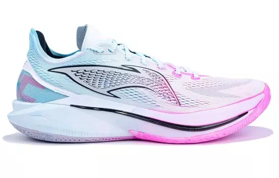 Баскетбольные кроссовки Speed Of Sound 12 V2 Basketball Shoes Men Low-Top Blue/Pink Lining