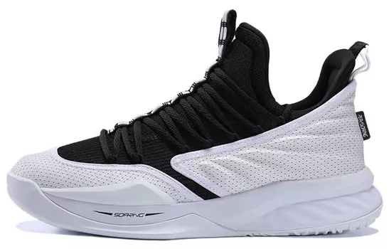 Баскетбольные кроссовки Speedy Eagle I мужские с низким верхом белые/черные Peak