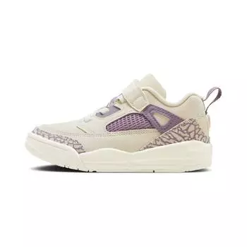 Баскетбольные кроссовки Spizike Kids PS Low-top Legendary светло-коричневые/светло-темно-красные/пыльно-фиолетовые/парусно-белые Jordan, красный