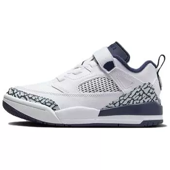 Баскетбольные кроссовки Spizike Kids PS Low-top белые/синие Jordan, белый/синий