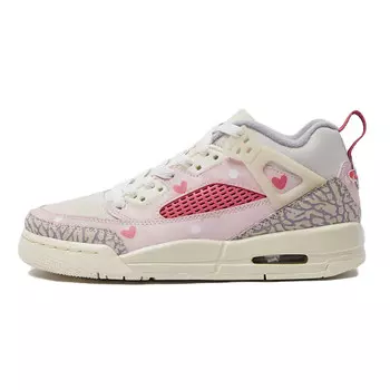 Баскетбольные кроссовки Spizike Vintage женские с низким верхом бежево-розового цвета Jordan