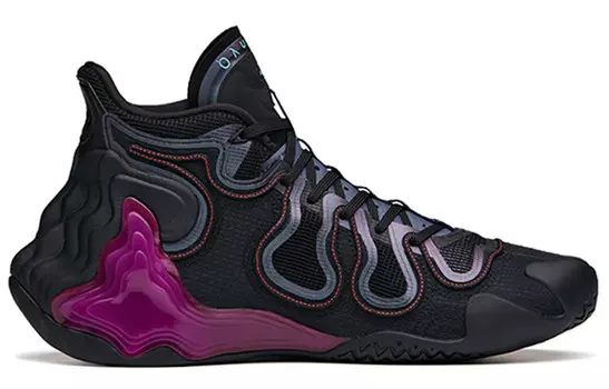 Баскетбольные кроссовки Star Mountain мужские высокие черные Anta