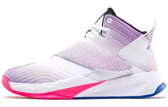 Баскетбольные кроссовки State Pole мужские с высоким верхом флуоресцентно-розовые Peak