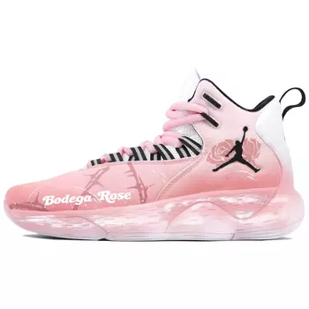 Баскетбольные кроссовки Super.Fly MVP Basketball Shoes Men High-Top Pink Jordan, розовый