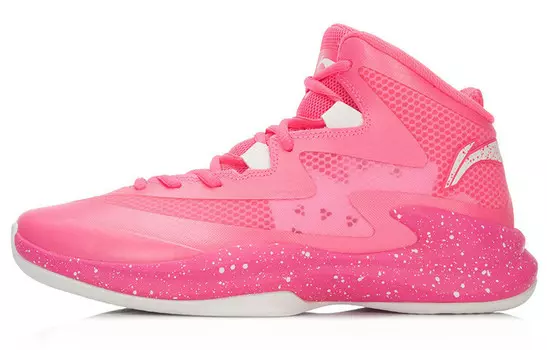 Баскетбольные кроссовки Super Light 13 унисекс с высоким верхом флуоресцентный фруктовый порошок Lining