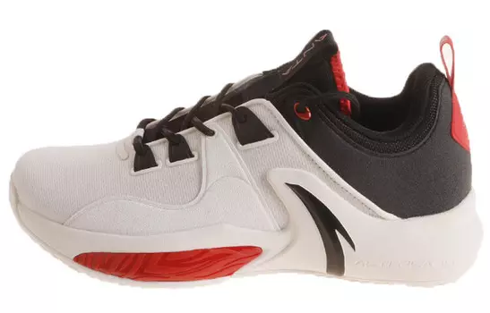 Баскетбольные кроссовки Swoosh 1.0 мужские низкие белые/черные/красные Anta
