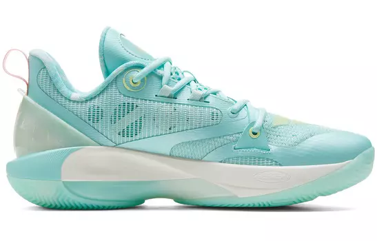 Баскетбольные кроссовки Talent Generation мужские с низким верхом розово-зеленые Peak