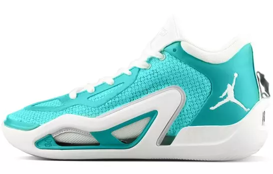 Баскетбольные кроссовки Tatum 1 Basketball Shoes Men Low-top White, Blue, Cyan Jordan