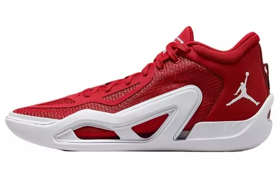 Баскетбольные кроссовки Tatum 1 TB University Red Jordan, красный/белый