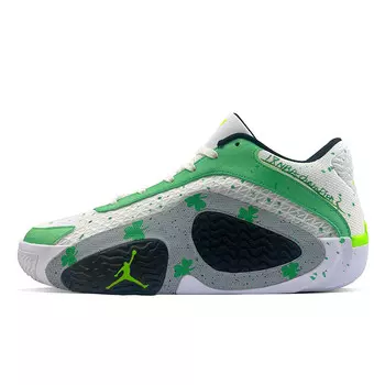 Баскетбольные кроссовки Tatum 2 мужские низкие черные/зеленые Jordan