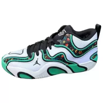 Баскетбольные кроссовки Tatum 3 Basketball Shoes Men Low-Top White/Black/Green Jordan