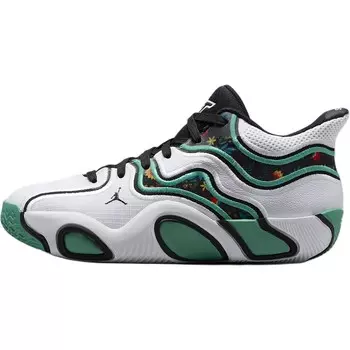 Баскетбольные кроссовки Tatum 3 Kids Jordan, белый/зеленый/черный