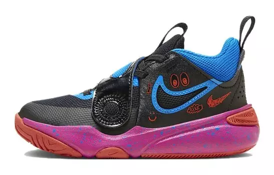 Баскетбольные кроссовки Team Hustle D 11 Kids для детей Nike, синий/черный
