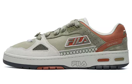 Баскетбольные кроссовки Teratach Vintage Men Low-top Green/Orange Fila Fusion