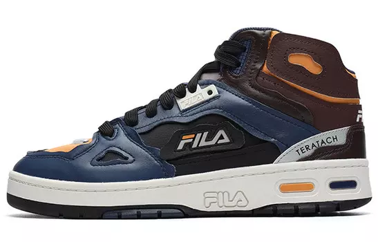 Баскетбольные кроссовки Teratach Vintage Men Mid-top Blue/Yellow/Black Fila Fusion