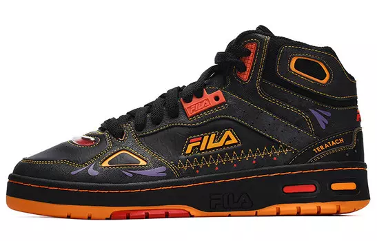 Баскетбольные кроссовки Teratach Vintage Men Mid-top Noble Purple/black/orange Fila Fusion