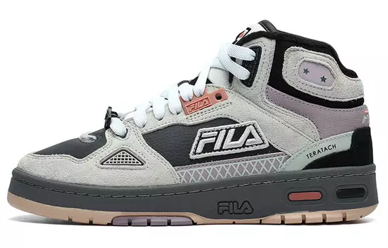 Баскетбольные кроссовки Teratach Vintage женские, среднего размера, черные/серые Fila Fusion