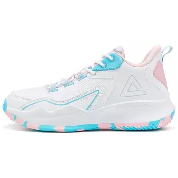 Баскетбольные кроссовки TP9-Team женские, среднего размера, белые/синие/розовые Peak