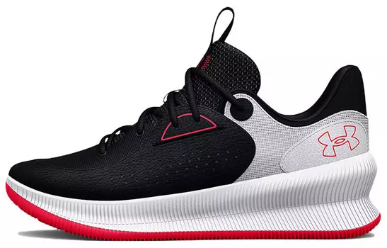 Баскетбольные кроссовки Twenty47 мужские с низким верхом, черные/белые Under Armour
