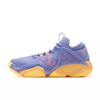 Баскетбольные кроссовки Uh-huh Basketball Shoes Men Mid-Top Amethyst/ Jelly Orange Qiaodan